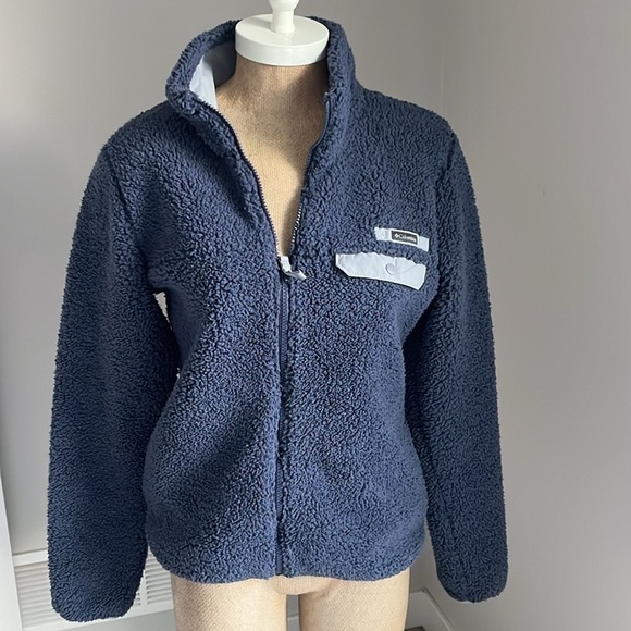 Columbia Mountain Side Heavyweight Fleece Jacket SMALL - Picture 2 of 4